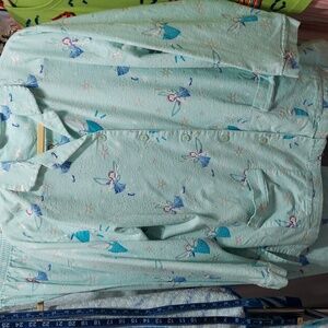 High Sierra intimates cotton flannel pajamas size large invw310